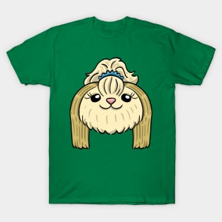 Round mid long haired shih tzu T-Shirt